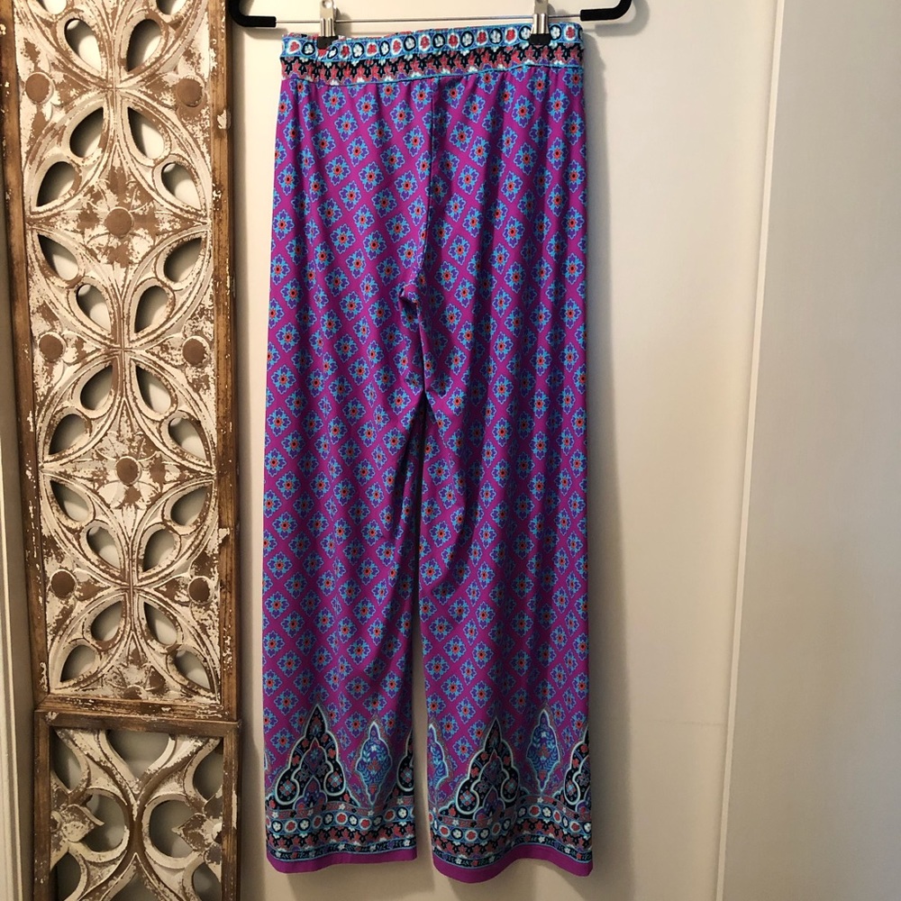 Nanette Lepore Moroccan Medallion Beach Pants - Picture 7 of 9